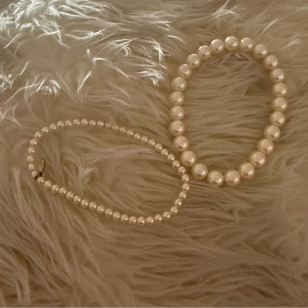 Elegant Pearl Bracelet Set